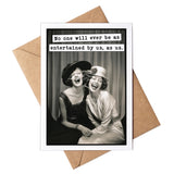 Entertained By Us Card