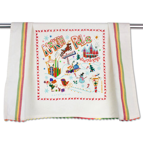 North Pole Dish Towel