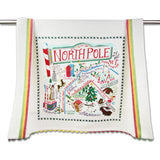 North Pole City Dish Towel