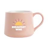 Breakfast Wine Mug - Pink