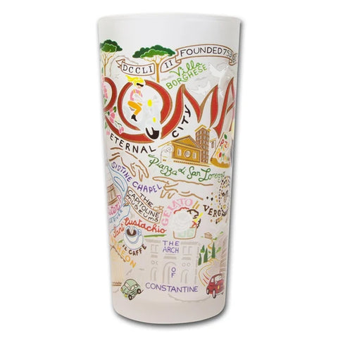 Roma Frosted Glass Tumbler