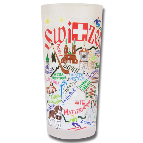 Switzerland Frosted Glass Tumbler