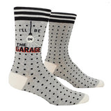 Men's Crew Socks - I'll Be in the Garage