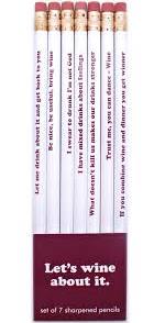 Let's Wine About It Pencils