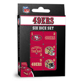 SF 49ers Dice Set