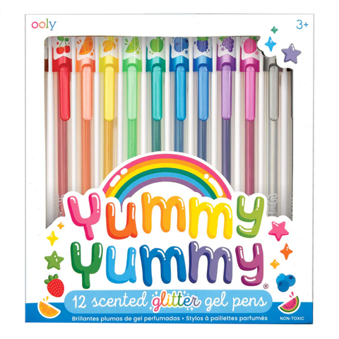 Yummy Yummy Scented Gel Glitter Pens