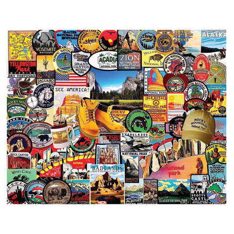 National Park Badges Jigsaw Puzzle