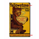 National Park Bear Custom Sign