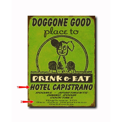 Doggone Good Custom Sign