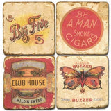 Cigar Label Drink Coasters