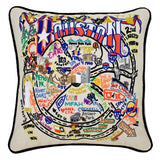 Houston Hand-Embroidered Pillow