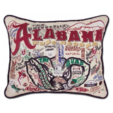 University of Alabama Collegiate Embroidered Pillow