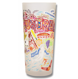 Australia Frosted Glass Tumbler