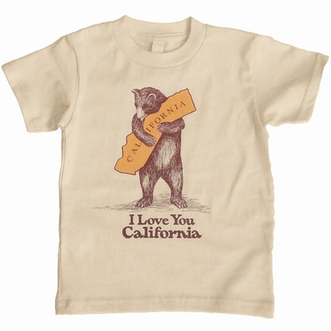 Bear Hugging, I Love You California Kids T-Shirt