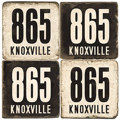 Knoxville Area Code 865 Drink Coasters