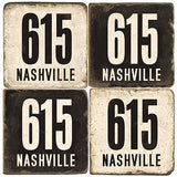 Nashville Area Code 615 Drink Coasters