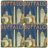 Buffalo Drink Coasters