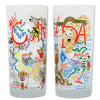 Canada Frosted Glass Tumbler