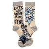 Socks - Cats & Wine