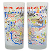 France Frosted Glass Tumbler