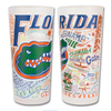 University of Florida Collegiate Frosted Glass Tumbler