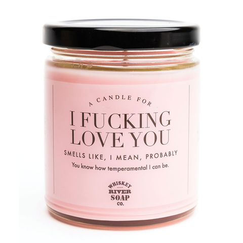 I F*cking Love You Candle