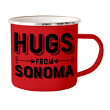 Hugs From Sonoma Camp Mug - Red
