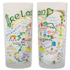 Ireland Frosted Glass Tumbler