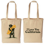 Bear Hugging, I Love You California Tote Bag