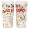 Las Vegas Frosted Glass Tumbler