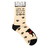Socks - Life is Better with a Dog