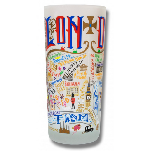 London Frosted Glass Tumbler