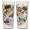 Montana State University Collegiate Frosted Glass Tumbler