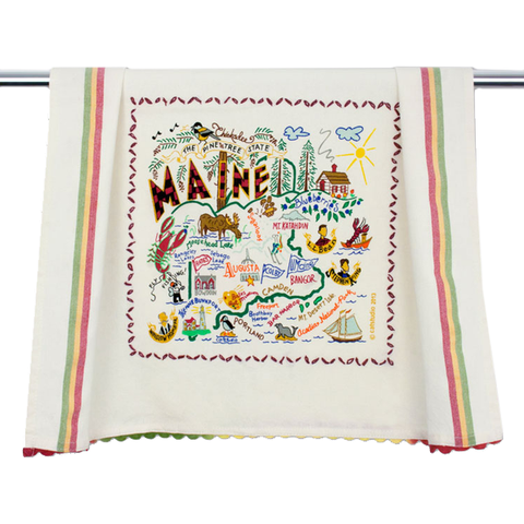 State of Maine Dish Towel