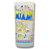 Miami Frosted Glass Tumbler