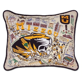 University of Missouri (Mizzou) Collegiate Embroidered Pillow