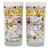 State of New Mexico Frosted Glass Tumbler
