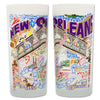 New Orleans Frosted Glass Tumbler