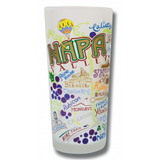 Napa Valley Frosted Glass Tumbler