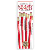 Naughty or Nice Pencil Set
