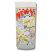 State of New York Frosted Glass Tumbler