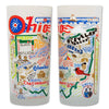 State of Ohio Frosted Glass Tumbler