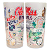 University of Mississippi (Ole Miss) Collegiate Frosted Glass Tumbler