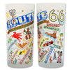 Route 66 Frosted Glass Tumbler