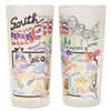 State of South Dakota Frosted Glass Tumbler