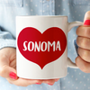 Sonoma Heart Mug