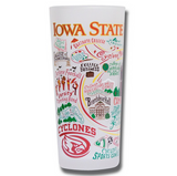 Iowa State University Collegiate Frosted Glass Tumbler