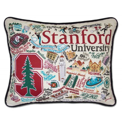 Stanford University Collegiate Embroidered Pillow
