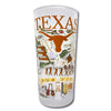 University of Texas Collegiate Frosted Glass Tumbler