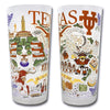 University of Texas Collegiate Frosted Glass Tumbler